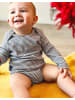 OrganicEra Baby Langarmbody in Indigo Melange