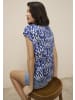 Tamaris Shirtbluse in blau gemustert