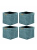 Lycce Aufbewahrungskorb 4er Pack in Türkis