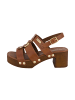 Les Tropéziennes par M Belarbi Penelope Sandalen mit Absatz aus Leder Braun