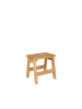 relaxdays Fußbank in Natur - (B)29 x (H)27 x (T)24 cm