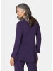GOLDNER Jersey-Longjacke Leichte Shirtjacke lila mit Stretch in amethyst