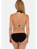 SUNFLAIR Mix&Match Bikini Top in nachtblau/weiß