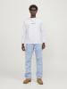 Jack & Jones Langarm-T-Shirt in Bright White