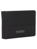 mano Don Romeo Geldbörse RFID Leder 10,5 cm in schwarz