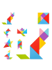 Tooky Toy Holzpuzzle Tangram TY879 in bunt