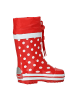 Playshoes Gummistiefel Punkte in Rot