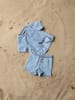 name it Shorts in Light Blue Denim