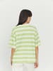 MAZINE T-Shirt Ravi T in apple green/offwhite