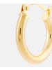 Vanlere Creolen aus 375 Gelbgold