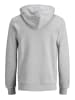 Jack & Jones Kapuzenpullover in Light Grey Melange