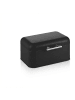 relaxdays Brotkasten in Schwarz – (B)30 x (H)15,5 x (T)21 cm