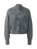 Oui Strickjacke in grey