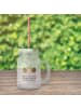 Mr. & Mrs. Panda Trinkglas Schnecken Liebe mit Spruch in Transparent