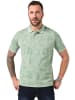 JP1880 Poloshirt in nebel grün