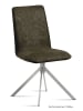 58 aufm Kessel ESSZIMMERSTUHL (2er-Set) Dorice 47x92x60 Edelstahl/Khaki