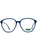 Benetton Damen Optische Fassungen Rund Blau
