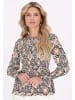 usha FESTIVAL Women Blouse in black multicolor