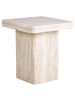 Beliani Beistelltisch DUSON in Beige - (W) 50 x (H) 55 x (L) 50 cm