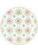Greengate Teller KLEIN ELLE PALE GREEN Grün mit Blumen 15 cm
