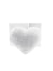 Almina Babydecken-Set mit Herzkissen Zweilagige Babydecke 100x80 cm Grau in Grau