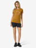super.natural ROCK FLOWERS TEE in braun