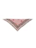Faera Animal Love Dreieckstuch elastischer Strick Leo Muster in Rosa