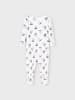 name it Baby Unisex 3er Pack Strampler mit Fuß Bärchen in Grau