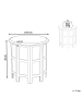 Beliani Beistelltisch BORAI in Blau - (W) 45 x (H) 46 x (L) 45 cm