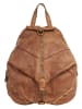 Samantha Look Rucksack echt Leder in cognac