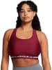 Under Armour Sport-BH "Crossback Mid Bra" in Rot
