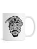 Juniqe Tasse "Tupac" in Schwarz & Weiß