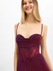Unique Abendkleid in bordeaux blau - 0001