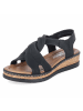 rieker Sandalette in schwarz