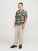 Jack & Jones Halbarmhemd in Laurel Wreath