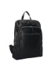 Leonhard Heyden Roma Rucksack Leder 40 cm Laptopfach schwarz