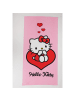 COFI 1453 Hello Kitty Strandtuch 70 × 140 cm leicht und schnelltrocknend in Rosa
