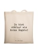 Mr. & Mrs. Panda Tasche Spruch Angst überwinden mit Spruch in Creme