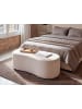 Beliani Ottomane AMAL in Beige - (W) 120 x (H) 41 x (L) 54 cm