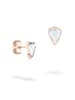 LIEBESKIND BERLIN Ohrstecker - Glass Heart in roségold