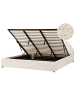 Beliani Doppelbett CHADENET in Weiß - (W) 191 x (H) 102 x (L) 215 cm