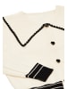 NAEMI Damen Cardigan in Wollweiss
