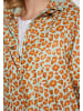 Schmuddelwedda Damen Regenjacke in Pastellmint Orange Leo