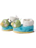 Nici Fritz der Spatz - Babyschuhe mit Rassel in bunt