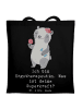 Mr. & Mrs. Panda Jutetasche Super Ergotherapeutin mit Spruch in Schwarz