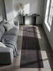 KADIMA DESIGN Läufer Uni rutschhemmend pflegeleicht Wohnzimmer Schlafzimmer Flur in Anthrazit
