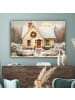 OnlyWow Leinwand Bilder Creme