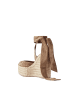 Gianvito Rossi Beige Kalbsleder Espadrilles