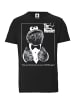 Logoshirt T-Shirt Sesamstrasse - Krümelmonster Pate in schwarz