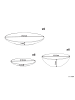Beliani 18-tlg Tafelservice VIVANI in Rosa